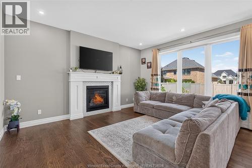 353 Benjamin, Belle River, ON - Indoor Photo Showing Living Room With Fireplace