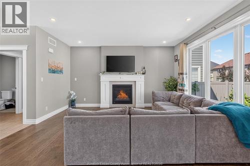 353 Benjamin, Belle River, ON - Indoor Photo Showing Living Room With Fireplace