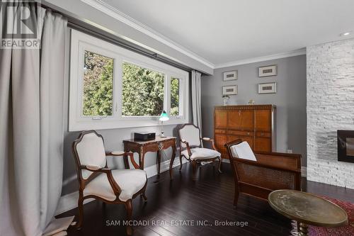 1449 Truscott Drive, Mississauga, ON - Indoor With Fireplace
