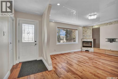 2406 Preston Avenue S, Saskatoon, SK - Indoor With Fireplace