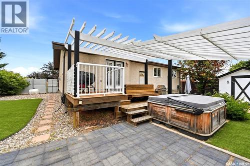 7310 Cribbs Bay, Regina, SK - Outdoor With Deck Patio Veranda With Exterior