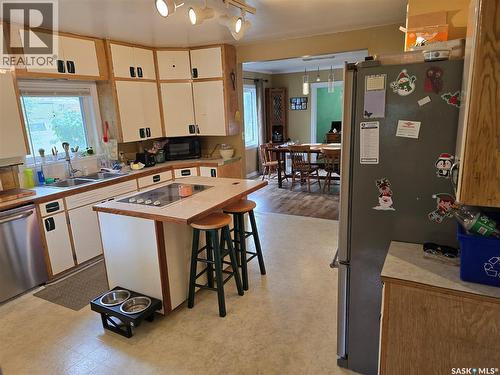 127 1St Avenue, Osler, SK - Indoor Photo Showing Kitchen With Double Sink