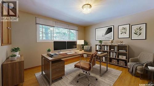 130 Cameron Crescent, Regina, SK - Indoor Photo Showing Office
