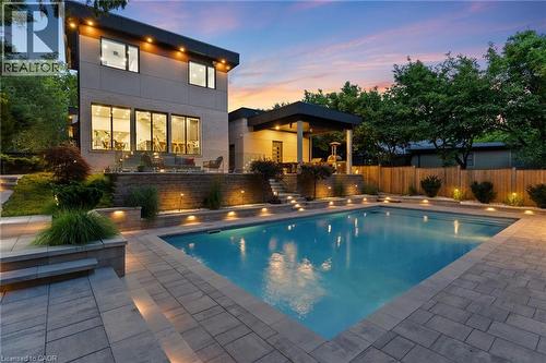 282 Robina Road, Ancaster, ON - Outdoor With In Ground Pool With Backyard