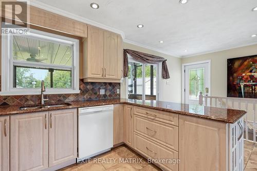 554 Front Road, Champlain, ON - Indoor Photo Showing Kitchen With Double Sink