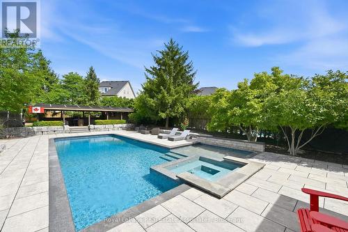 2312 Ridgeview Court, Burlington, ON - Outdoor With In Ground Pool With Deck Patio Veranda With Backyard