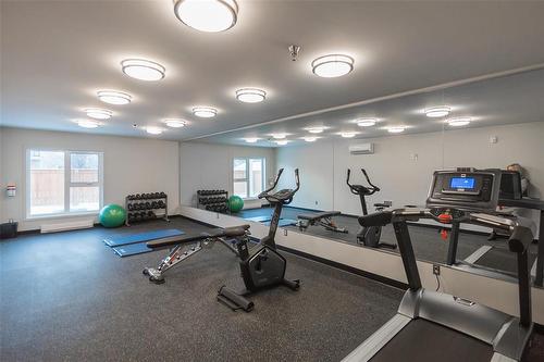 117 545 Dale Boulevard, Winnipeg, MB - Indoor Photo Showing Gym Room