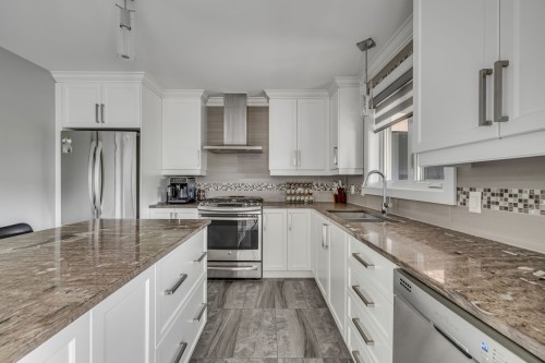 Cuisine - 254 Rue Hamel, Saint-Gilles, QC - Indoor Photo Showing Kitchen With Double Sink With Upgraded Kitchen