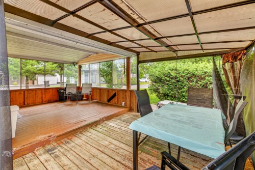 Terrasse - 29 Av. Du Soleil, Fossambault-Sur-Le-Lac, QC - Outdoor With Deck Patio Veranda With Exterior