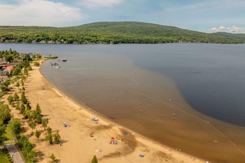 Accès au plan d'eau - 29 Av. Du Soleil, Fossambault-Sur-Le-Lac, QC - Outdoor With Body Of Water With View