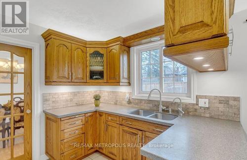 100 Warren Road, Kitchener, ON - Indoor Photo Showing Kitchen With Double Sink