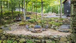 Gather around the lakeside firepit - 