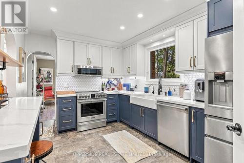 257 Ottawa Street N, Kitchener, ON - Indoor Photo Showing Kitchen With Stainless Steel Kitchen With Upgraded Kitchen