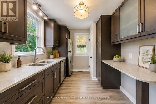 191 Nash Road N, Hamilton, ON - Indoor Photo Showing Kitchen With Double Sink