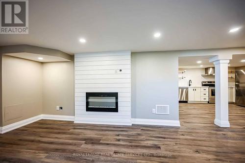 191 Nash Road N, Hamilton, ON - Indoor With Fireplace