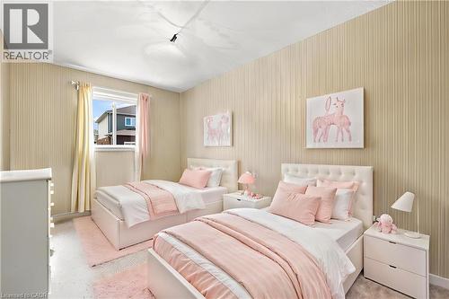 This photo is Staged - 11 Lockwood Street, Cambridge, ON - Indoor Photo Showing Bedroom