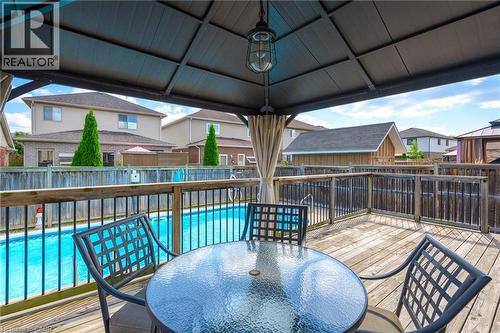 11 Lockwood Street, Cambridge, ON - Outdoor With In Ground Pool With Deck Patio Veranda With Exterior