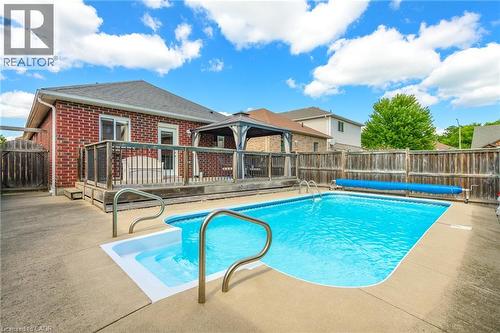 11 Lockwood Street, Cambridge, ON - Outdoor With In Ground Pool With Deck Patio Veranda