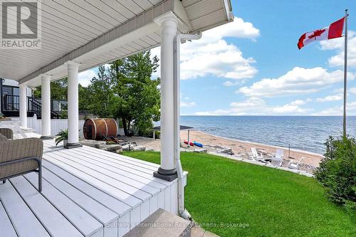 10 Lundy Lane, Tiny, ON - Outdoor With Body Of Water With Deck Patio Veranda