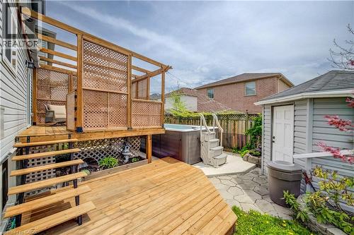 124 Prosperity Drive, Kitchener, ON - Outdoor With Deck Patio Veranda With Exterior