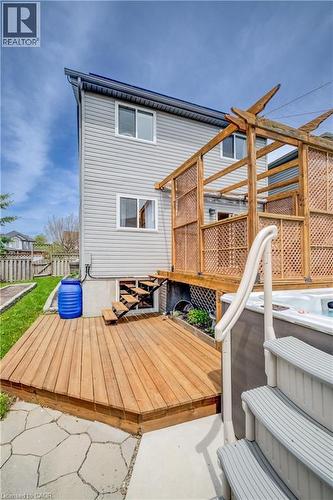 124 Prosperity Drive, Kitchener, ON - Outdoor With Deck Patio Veranda With Exterior