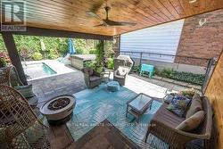 Covered Patio by the pool - 
