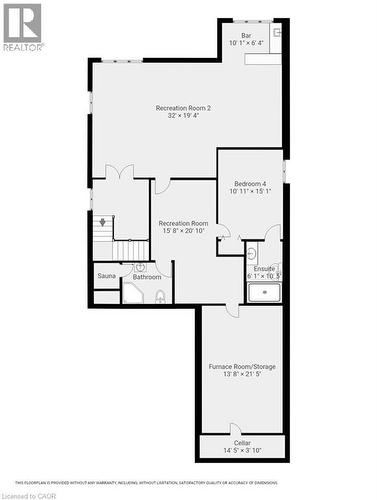 View of floor plan / room layout - 205 Paige Place, Kitchener, ON 