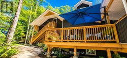 Storage loft above garage with separate entrance - 