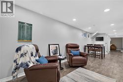 Lower-level sitting area - 