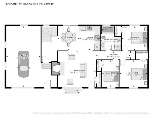 Floor Plan - 542 Rue Beaulne, Prévost, QC 