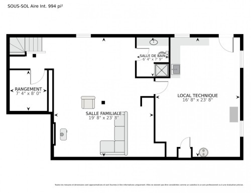 Floor Plan - 542 Rue Beaulne, Prévost, QC 