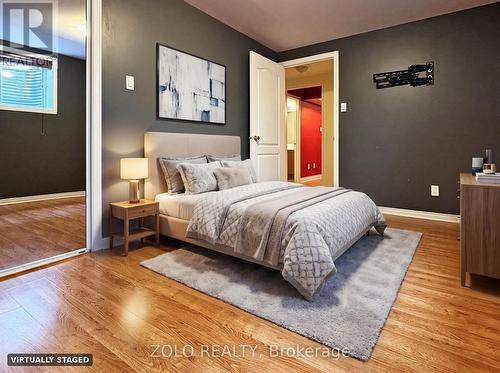 Virtually staged basement bedroom - 255 Stoneway Drive, Ottawa, ON 