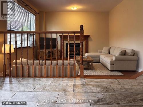Virtually staged family room - 255 Stoneway Drive, Ottawa, ON 