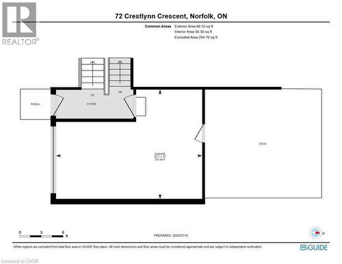 Floor plan - 72 Crestlynn Crescent, Simcoe, ON 
