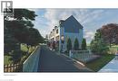 The property features a tiered residential building with a contemporary design and a private driveway - 759 Maple Avenue, Burlington, ON 