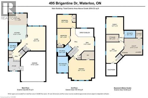 Floor plan - 495 Brigantine Drive, Waterloo, ON 
