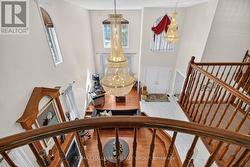 Your view from the primary bedroom french doors - 