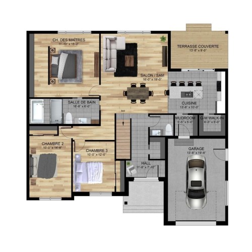 Floor Plan - Ch. De L'Envolée, L'Ange-Gardien, QC 