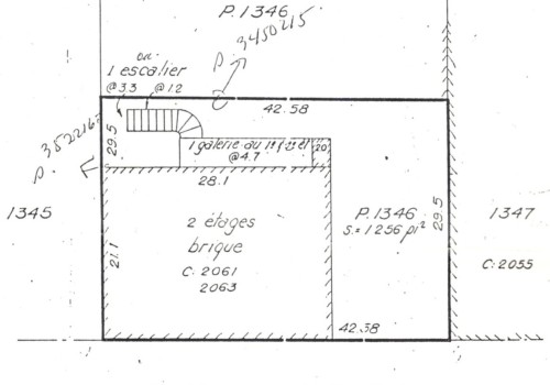 Floor Plan - 2061 Rue Harmony, Montréal (Ville-Marie), QC 