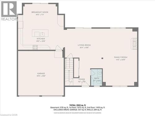 Floor plan - 1541 Garnet Avenue, Mississauga, ON 