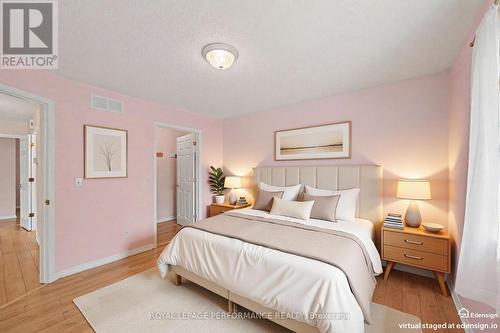 Primary bedroom:Virtually staged with furniture - 18 Daphne Crescent, Ottawa, ON 