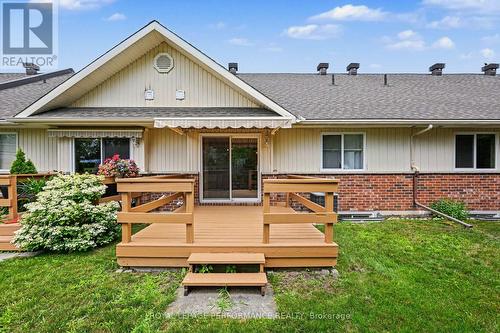 Largest deck in the complex, with automatic shade. - 18 Daphne Crescent, Ottawa, ON 