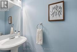 Powder room on second level - 