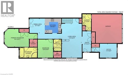 Floor plan - main floor - 159 Thoroughbred Boulevard, Ancaster, ON 
