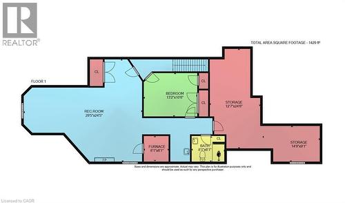 Floor plan - basement - 159 Thoroughbred Boulevard, Ancaster, ON 