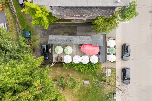 Photo aérienne - 110 Rue Main, North Hatley, QC 