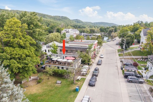Photo aérienne - 110 Rue Main, North Hatley, QC 