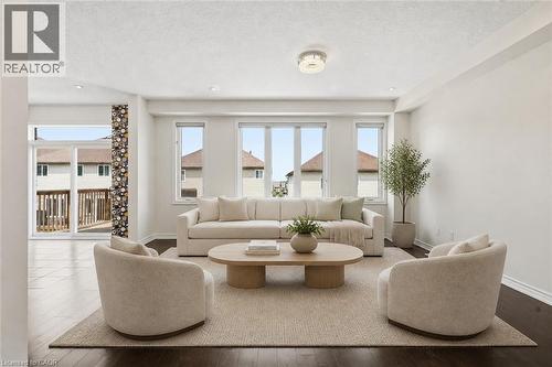 Living Room - Virtually Staged - 359 Beechdrops Drive, Waterloo, ON 