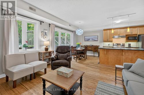 Hardwood floors in main living space. - B - 1004 Beryl Private, Ottawa, ON 