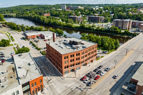 Aerial View - 203-31 Rue King O., Sherbrooke (Les Nations), QC 